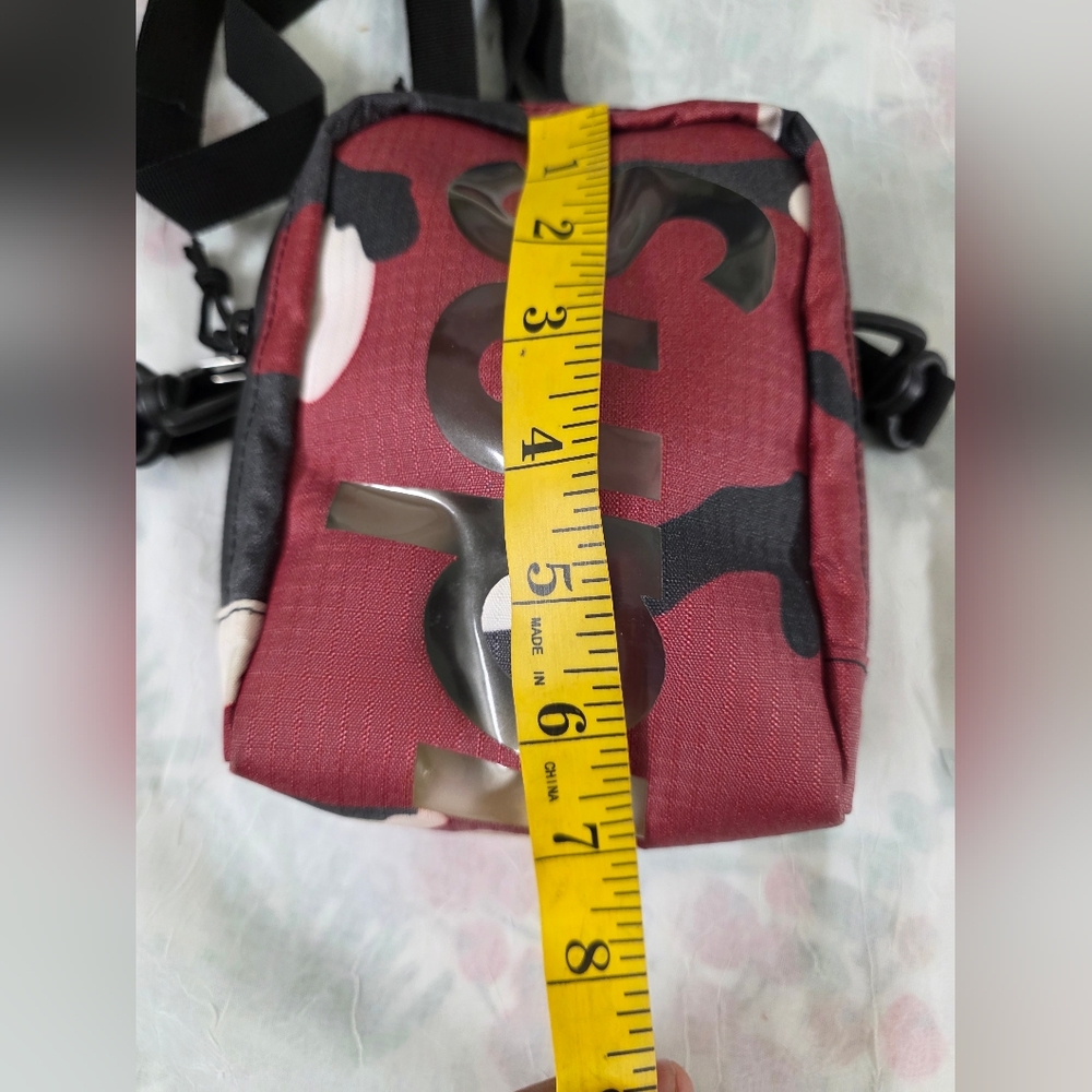 Supreme Neck Pouch Red Camo  Sling Shoulder Bag - Picture 10 of 11